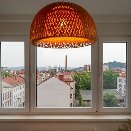 Elegant Tour As Studio Gilly With Open Views And A Balcony In The Center Λιουμπλιάνα Εξωτερικό φωτογραφία